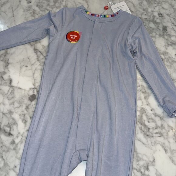 NWT Magnetic Me Modal Right Fit Light Blue Footie - Picture 5 of 6